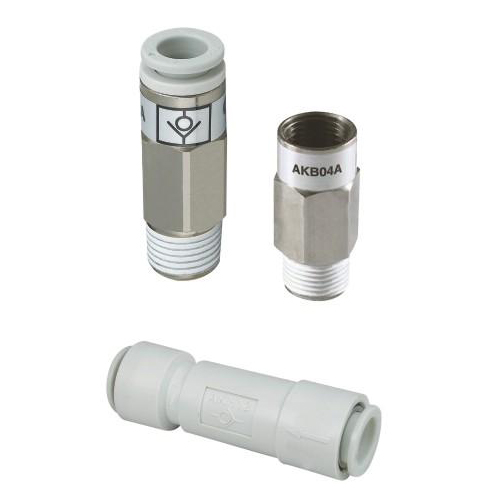 AKH.AKB系列单向止回阀/带快换接头,两侧快换接头,一侧外螺纹另一侧快换接头,一侧外螺纹 另一侧内螺纹