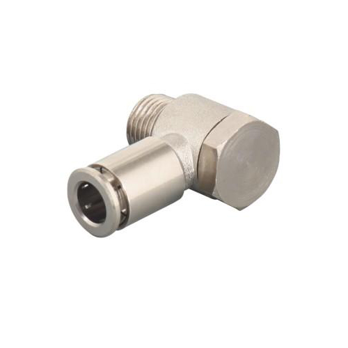 KQBV直角外六角螺纹金属接头,AS单向节流阀金属接头